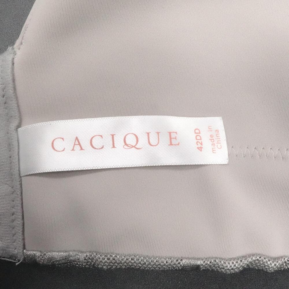 Cacique Bra Womens‎ 42DD Balconette Underwire Lace Full Coverage Support Floral - Picture 2 of 9